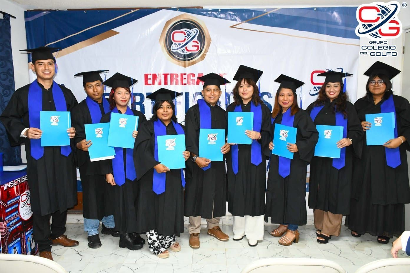 Entrega de certificados · Colegio del Golfo